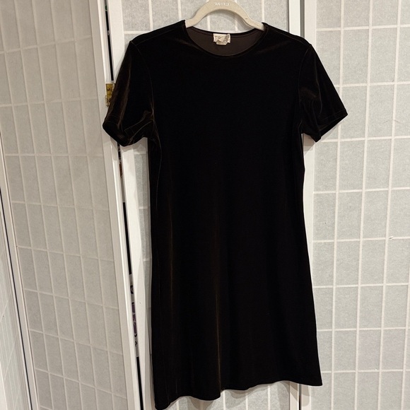J. Crew Dresses & Skirts - Vintage J Crew brown Velvet Dress